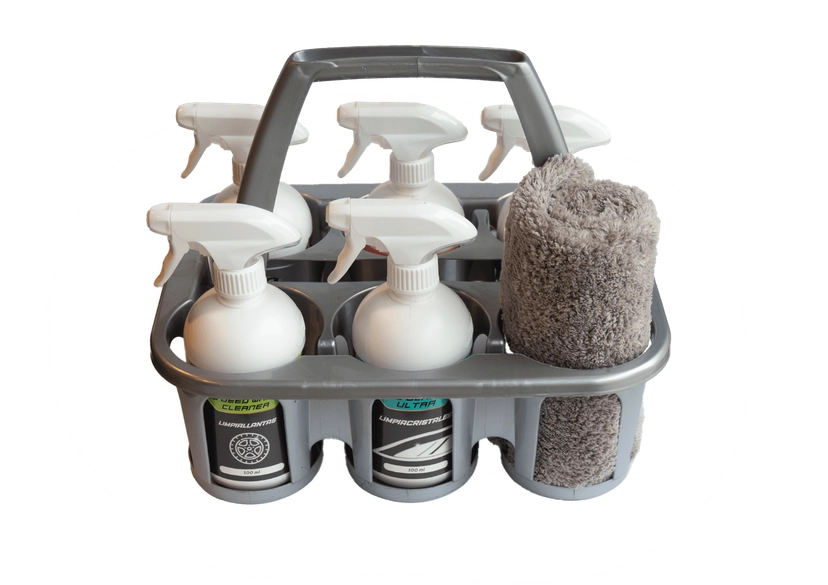 CW KIT 2  Kit 5 productos + Portabotellas + Microfibra